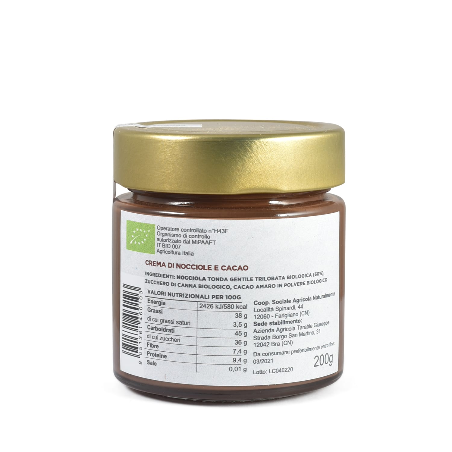 CREMA GIANDUJA BIO - 200G - immagine 4