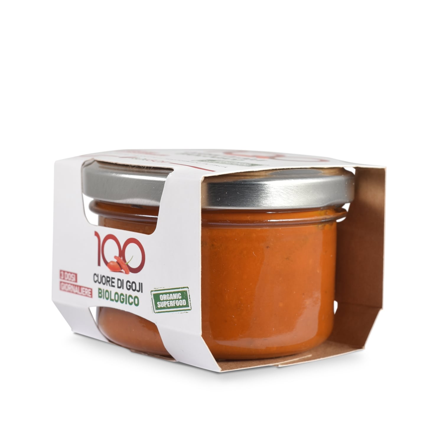 CUORE DI GOJI - COMPOSTA 100% GOJI BIO - 100G - immagine 2